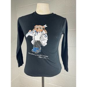 Small black polo bean T-shirt